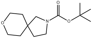 tert-Butyl 8-oxa-2-azaspiro[4.5]decane-2-carboxylate Struktur