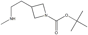 tert-butyl 3-(2-(methylamino)ethyl)azetidine-1-carboxylate Struktur