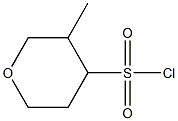 3-methyltetrahydro-2H-pyran-4-sulfonyl chloride Struktur