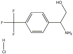 2-AMINO-2-(4-(TRIFLUOROMETHYL)PHENYL)ETHANOL HCl Struktur