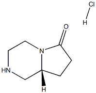 (R)-Hexahydro-pyrrolo[1,2-a]pyrazin-6-one hydrochloride Struktur