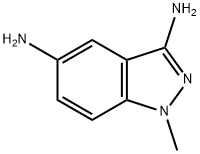 1-methyl-1H-Indazole-3,5-diamine Struktur