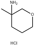 3-Methyl-tetrahydro-pyran-3-ylamine hydrochloride Struktur