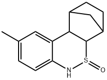 9-methyl-2,3,4,4a,6,10b-hexahydro-1H-1,4-methanodibenzo[c,e][1,2]thiazine 5-oxide Structure