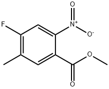 4-Fluoro-5-methyl-2-nitro-benzoic acid methyl ester Struktur