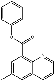 Phenyl 6-methylquinoline-8-carboxylate Struktur