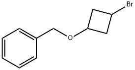 [(3-bromocyclobutoxy)methyl]benzene Struktur