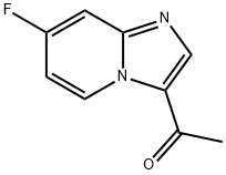 1-(7-Fluoro-imidazo[1,2-a]pyridin-3-yl)-ethanone Struktur