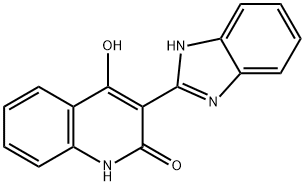 3-(1H-benzo[d]imidazol-2-yl)quinoline-2,4-diol Struktur