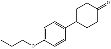 4-(4-Propoxyphenyl)cyclohexanone Struktur