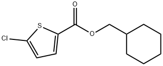 Cyclohexylmethyl 5-chlorothiophene-2-carboxylate Struktur