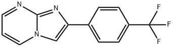 2-(4-(trifluoromethyl)phenyl)imidazo[1,2-a]pyrimidine Struktur