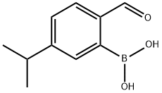 2-Formyl-5-isopropylphenylboronic acid Struktur