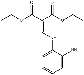 diethyl 2-(((2-aminophenyl)amino)methylene)malonate Struktur