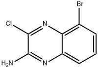 5-bromo-3-chloroquinoxalin-2-amine Struktur