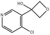 3-(4-chloro-3-pyridinyl)-3-Oxetanol Struktur