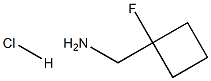 (1-fluorocyclobutyl)methanamine hydrochloride Struktur