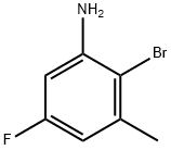 2-Bromo-5-fluoro-3-methylaniline Struktur