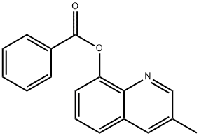 3-Methylquinolin-8-yl benzoate Struktur