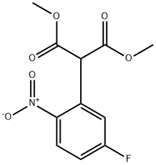 Dimethyl 2-(5-Fluoro-2-Nitrophenyl)Malonate Struktur