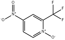 4-Nitro-2-trifluoromethylpyridine-N-oxide Struktur