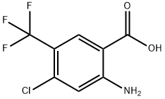 2-Amino-4-chloro-5-trifluoromethyl-benzoic acid Struktur