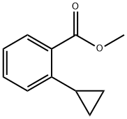 Benzoic acid, 2-cyclopropyl-, methyl ester Struktur