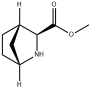 (1S, 3S, 4R)-2-Aza-bicyclo[2.2.1]heptane-3-carboxylic acid methyl ester Struktur