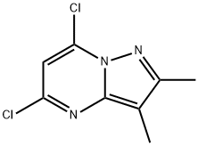 5,7-dichloro-2,3-dimethyl-Pyrazolo[1,5-a]pyrimidine Struktur