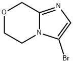 3-bromo-5,6-dihydro-8H-imidazo[2,1-c][1,4]oxazine Struktur