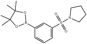 1-[[3-(4,4,5,5-tetramethyl-1,3,2-dioxaborolan-2-yl)phenyl]sulfonyl]Pyrrolidine Struktur