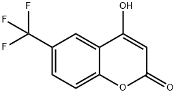 4-Hydroxy-6-(trifluoromethyl)-2H-chromen-2-one Struktur