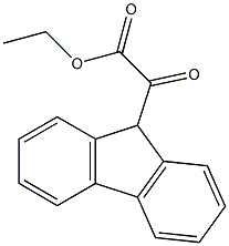 Ethyl 2-(9H-fluoren-9-yl)-2-oxoacetate Struktur