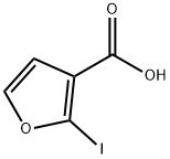 2-iodofuran-3-carboxylic acid Struktur