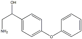 2-amino-1-(4-phenoxyphenyl)ethanol Struktur