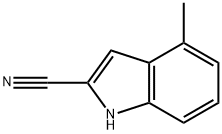 4-Methyl-1H-indole-2-carbonitrile Struktur