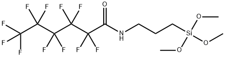 N-(3-Trimethoxysilylpropyl)Perfluorohexanamide Struktur