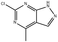 6-Chloro-4-methyl-1H-pyrazolo[3,4-d]pyrimidine Struktur