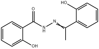 (E)-2-hydroxy-N'-(1-(2-hydroxyphenyl)ethylidene)benzohydrazide Struktur