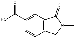 2-Methyl-3-oxoisoindoline-5-carboxylic acid Struktur