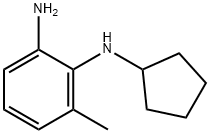 N1-cyclopentyl-6-methylbenzene-1,2-diamine Struktur