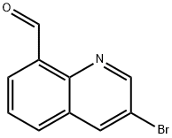 3-bromoquinoline-8-carbaldehyde Struktur