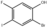 2-bromo-5-fluoro-4-iodophenol Struktur