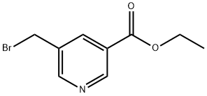 5-Bromomethyl-nicotinic acid ethyl ester Struktur