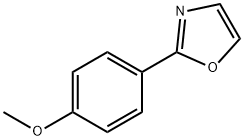 2-(4-Methoxy-phenyl)-oxazole Struktur