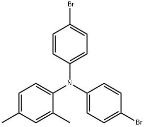 N,N-Bis(4-bromophenyl)-2,4-dimethylphenylamine Struktur