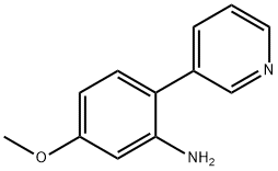 5-Methoxy-2-(pyridin-3-yl)aniline Struktur