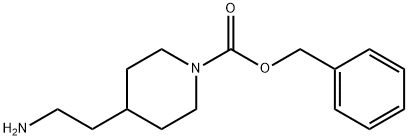 benzyl 4-(2-aminoethyl)piperidine-1-carboxylate Struktur