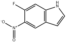 6-fluoro-5-nitro-1H-indole Struktur