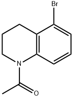 1-(5-bromo-3,4-dihydroquinolin-1(2H)-yl)ethanone Struktur